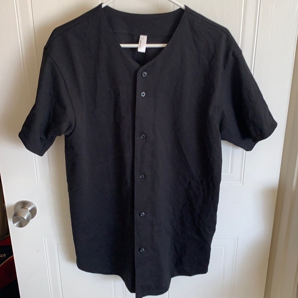American Apparel Men’s Baseball Jersey size Large